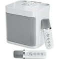 thumbnail image 1 of Karaoke Machine with 2 Wireless Mics, Portable Bluetooth Speaker for TV Singing, Home Party & Gifts for Adults, Kids, Boys & Girls White, 1 of 7