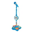 thumbnail image 1 of Karaoke Machine for Kids, Blue Karaoke Machine with Microphones and Adjustable Stand, Music Sing Along with Flashing Stage Lights and Pedals, Birthday Gifts for Girls Boys, 1 of 4