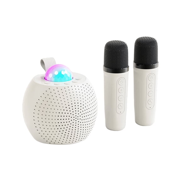 Karaoke Machine,Party Ktv Birthday Ktv And Portable Set Disco Birthday Party With 2 Birthday Disco Led Handheld Mic Led Handheld And Set With