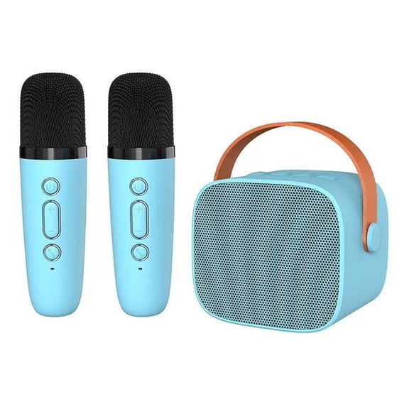 Karaoke Machine Portable Bluetoothcompatible Speaker With Wireless Microphone Music Mp3 Player For Boys Girls Gift