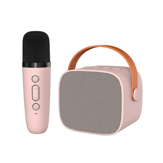 Karaoke Machine Portable Bluetoothcompatible Speaker With Wireless Microphone Music Mp3 Player For Boys Girls Gift
