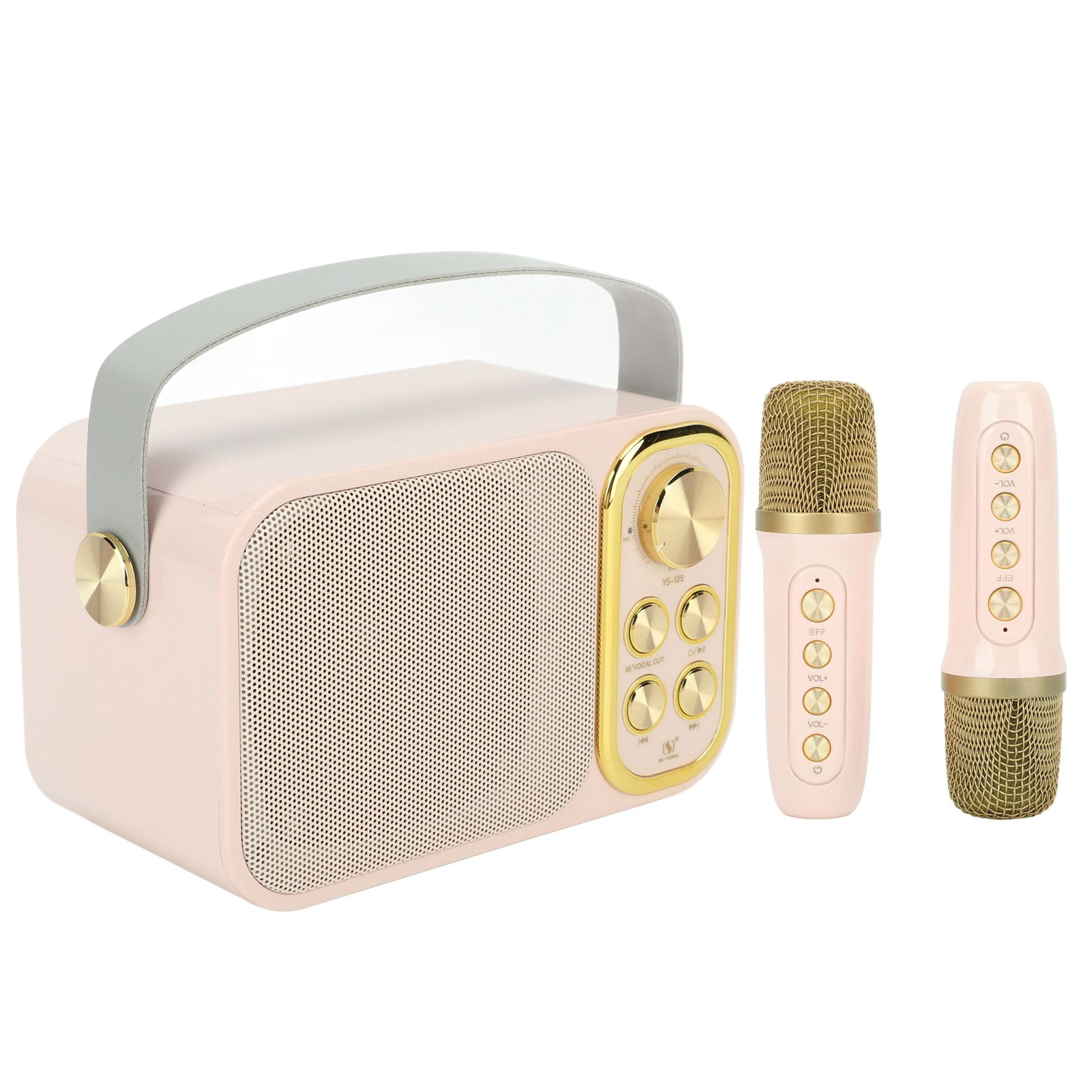 Karaoke Machine With 2 Microphones, Karaoke All In One Machine Portable