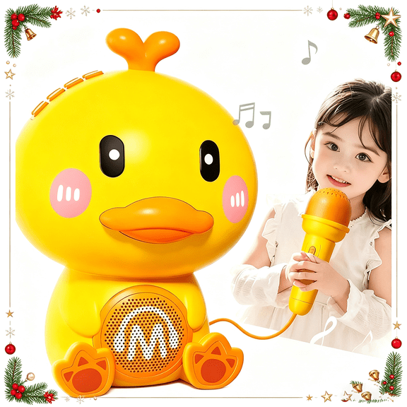 Karaoke Machine for Kids Adults Portable Mini Karaoke Machine with 2 Microphone, Birthday Gifts for Girls Boys Ages 3-12