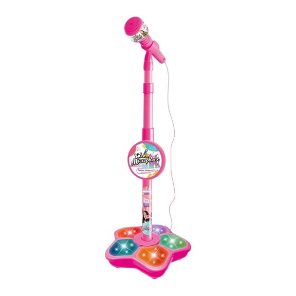 Karaoke Machine with Lights,Microphone with Adjustable Stand Singing Karaoke Machine
