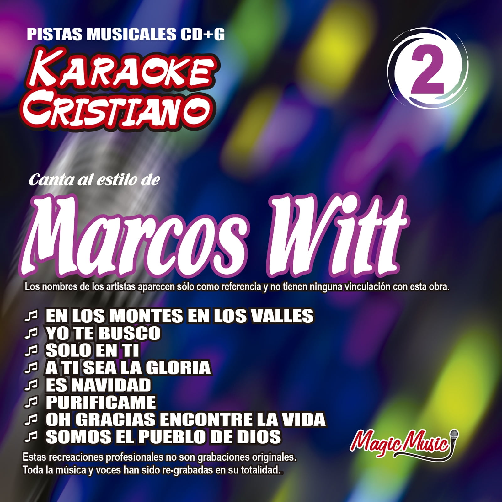 MUSIC PRO INC Karaoke Marcos Witt (Cristiano)