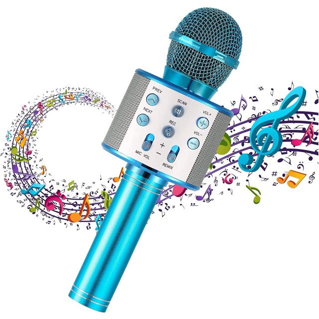 Karaoke Microphone Wireless Bluetooth 5 in 1 Portable Handheld