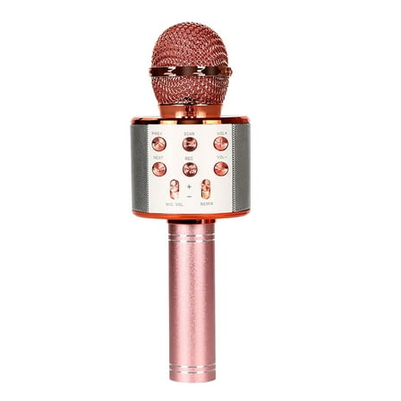 Karaoke Microphone,Wireless Bluetooth Microphone for Singing with Speaker,Karaoke Toy Children,Home KTV Karaoke Machine,Portable KTV Speaker Recorder for Android///PC