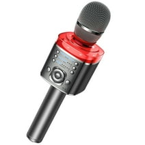 Karaoke Microphone Wireless Microphones for Sing with Voice Changer, Karaoke Machine Bluetooth Microphone for Kids/Adults Gift