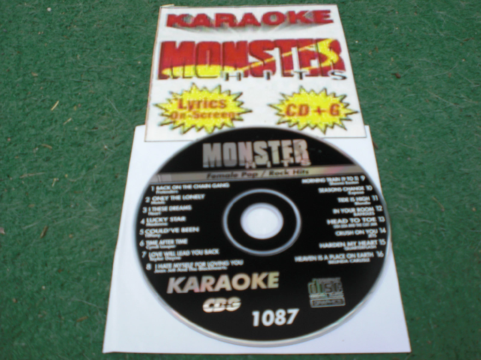 Karaoke Monster Hits Cd+G Classic Female Pop/Rock Hits #1087