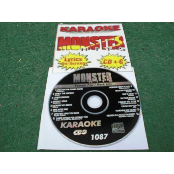 Karaoke Monster Hits Cd+G Classic Female Pop/Rock Hits #1087