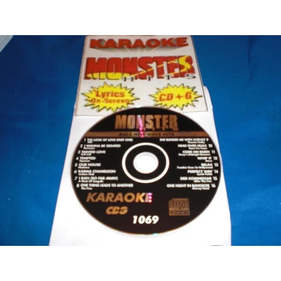 Karaoke Monster Hits Cd+G Male New Wave Hits #1069