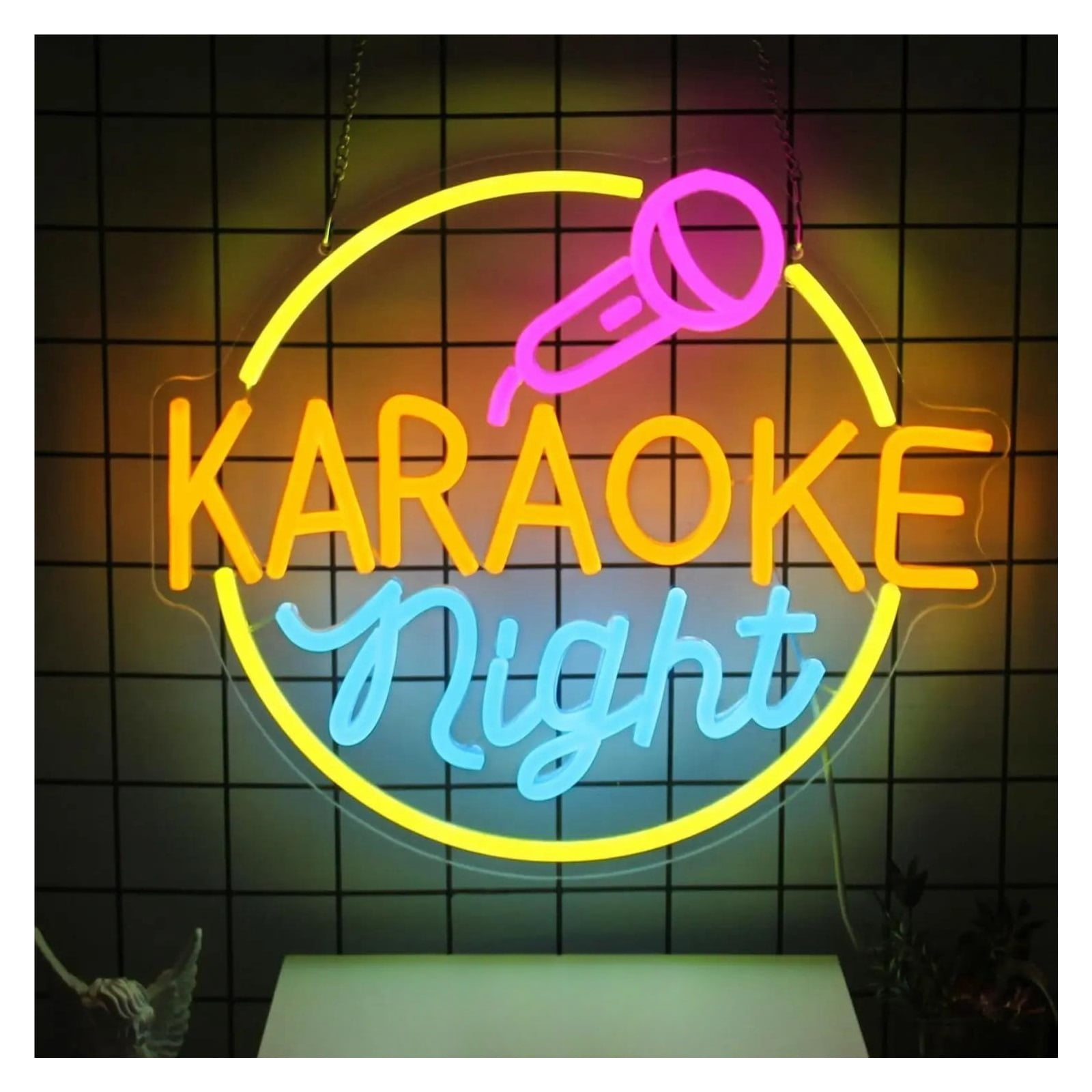 KARAOKE BAR ネオンサイン Karaoke Bar Sign, Karaoke Neon Sign, Microphone Neon Light