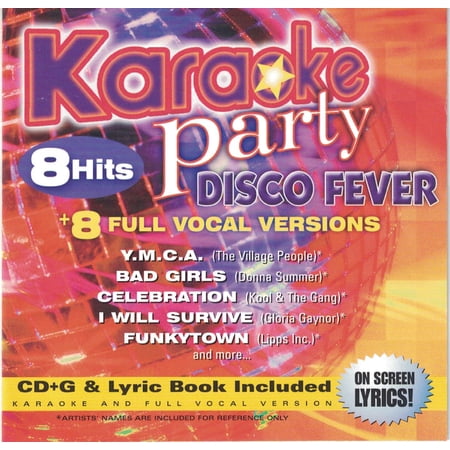 Karaoke Party Disco Fever CD+G & Lyric Book Included