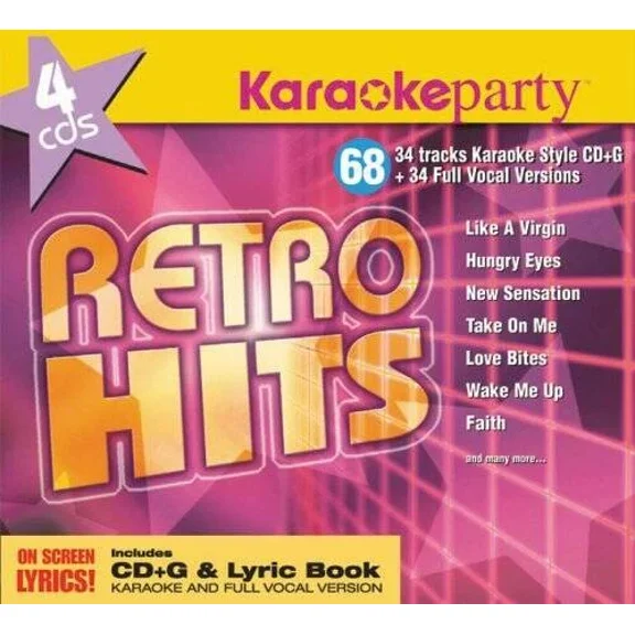 Karaoke Party! // Retro Hits Audio CD and Assorted Music Collection Very Good - Sold by gmusic
