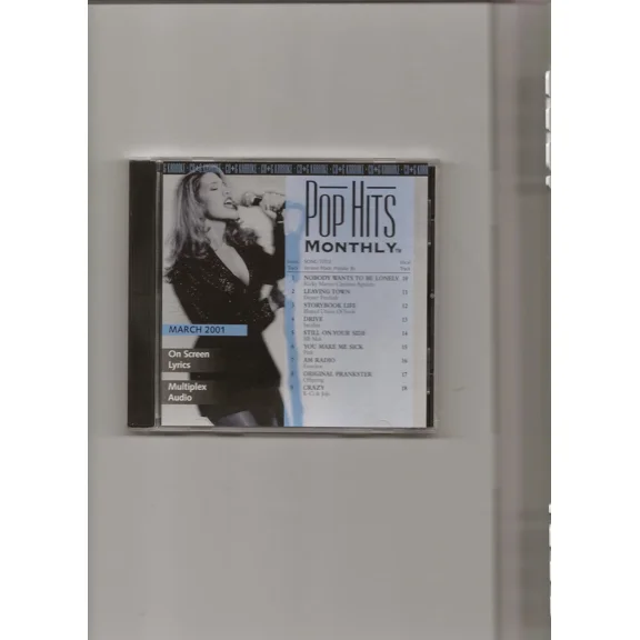 Karaoke Pop Hits Monthly Cd+G Vol.0103-P