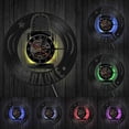 thumbnail image 1 of Karaoke Star Microphone Wall Clock Singing Lovers Karaoke Singing Party Vintage Vinyl Record Wall Clock Singer Music Lovers Gift With LED, 1 of 7