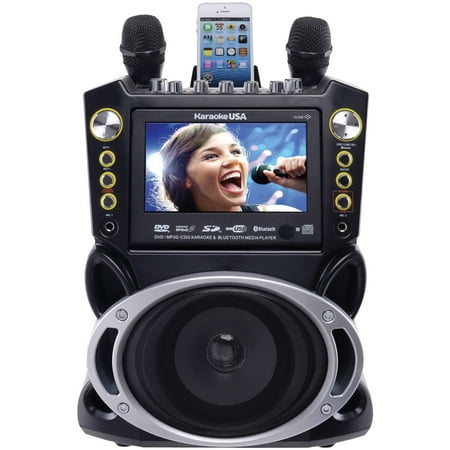 Karaoke USA - DVD Karaoke System - Silver/black