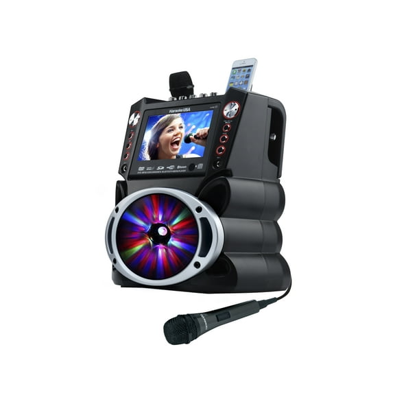 Karaoke USA All-in-One DVD/CDG/MP3G/Bluetooth/Media Player Karaoke System
