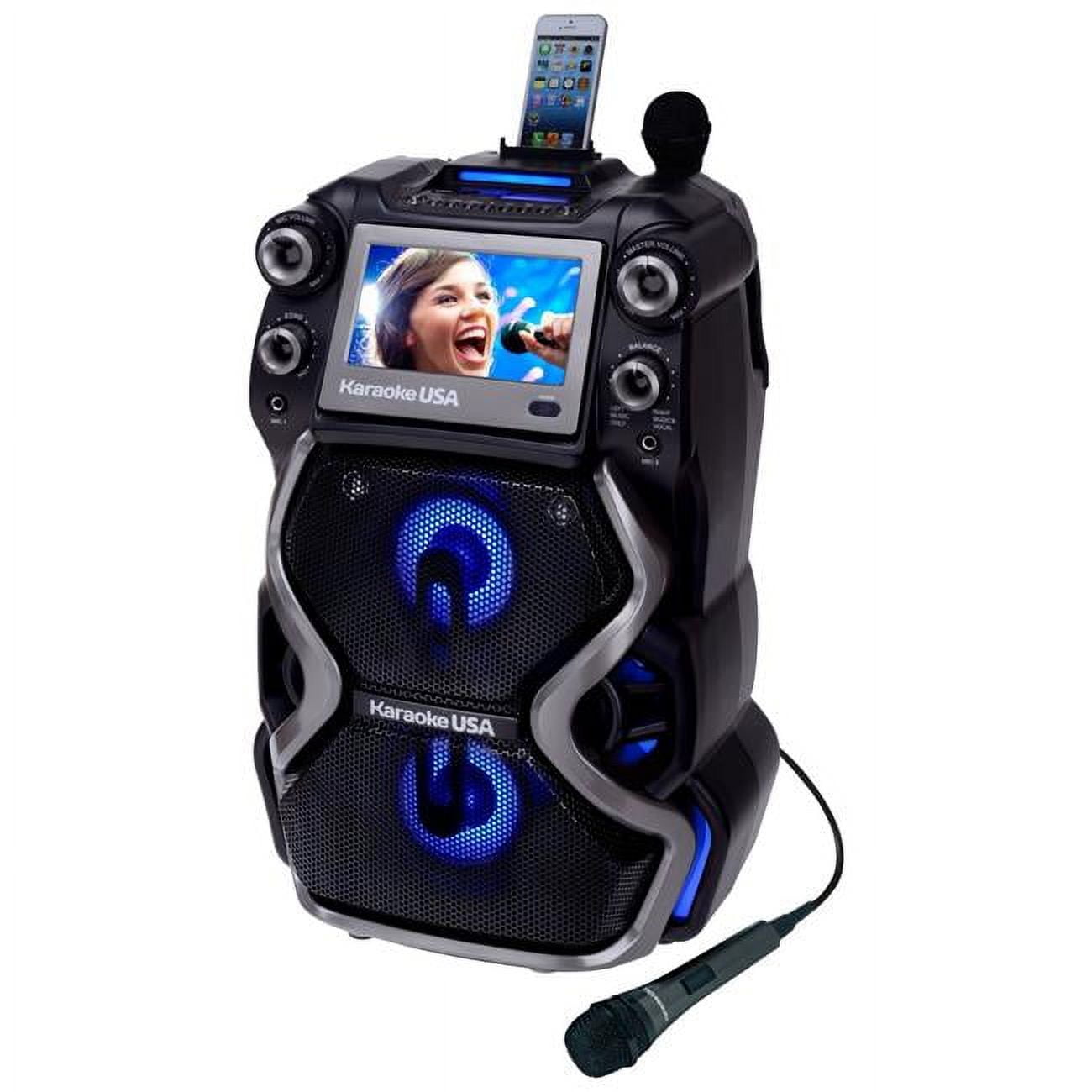 Karaoke USA Portable Professional CDG & MP3G Karaoke Player, 7 in