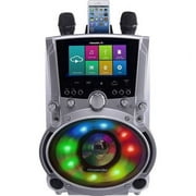 Karaoke USA GF946 GF946 DVD/CD+G/MP3+G Bluetooth 35-Watt Karaoke System  with 7-Inch TFT Digital Color Screen, LED Lights, HDMI Output, and 2