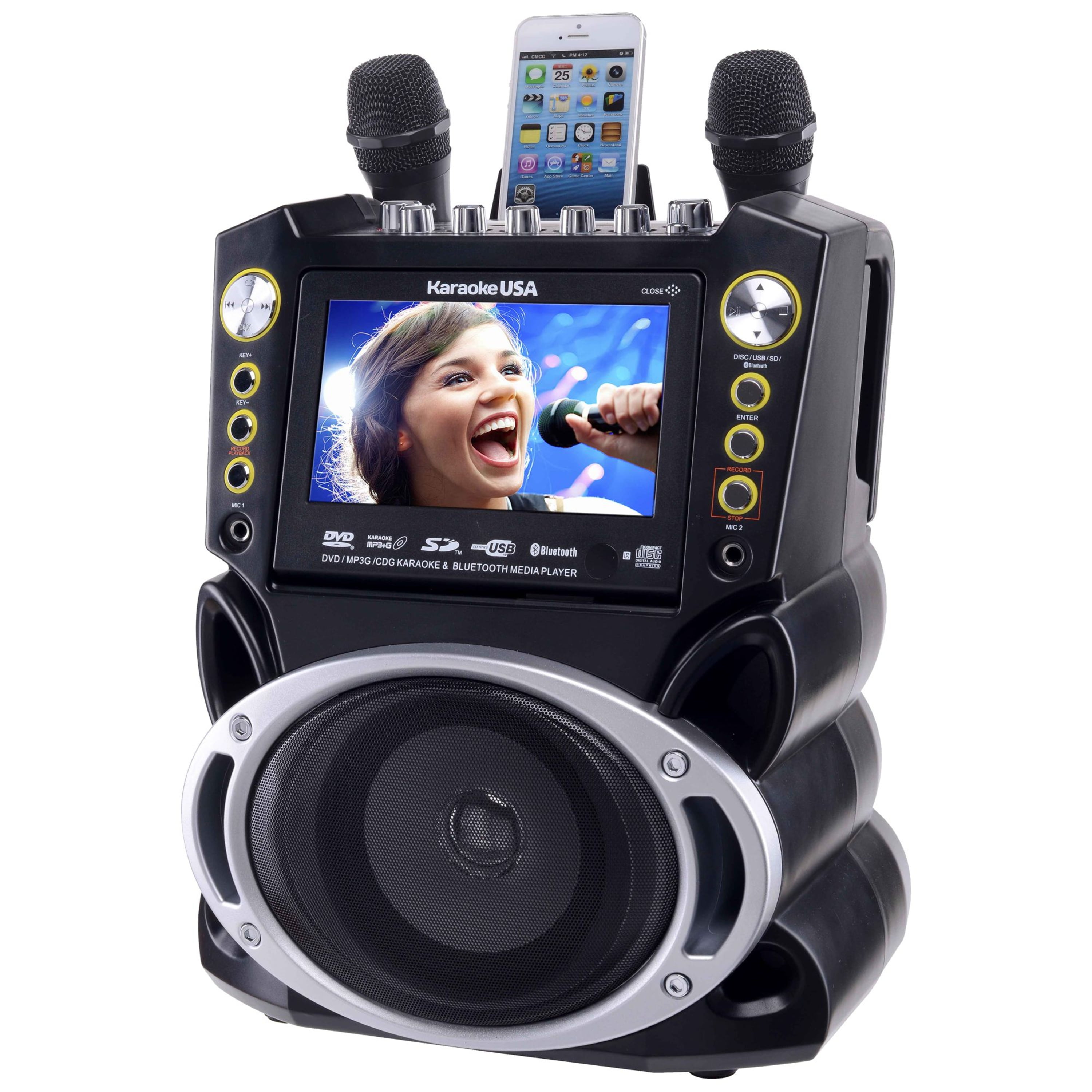 Karaoke Usa GF844 Karaoke Machine With Dvd/Cdg/Mp3g