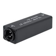 Karaoke Vocal Mic Preamplifier 28-Decibel Helper, Metal Quiet Microphone Preamp for Dynamic Mics, Streaming Rooms, Podcast Corners