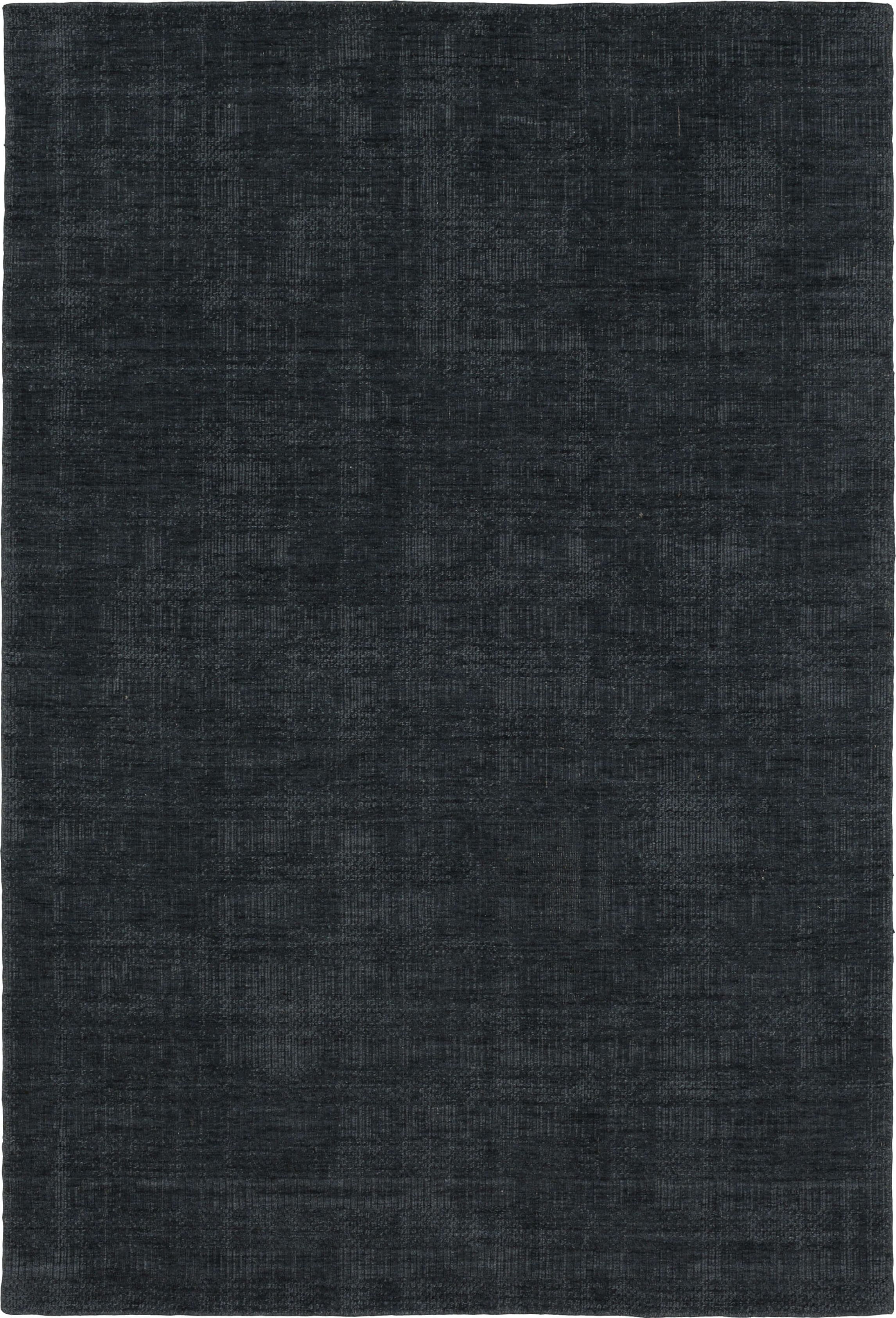Charcoal Elegance 8' x 10' Hand-Loomed Wool Area Rug