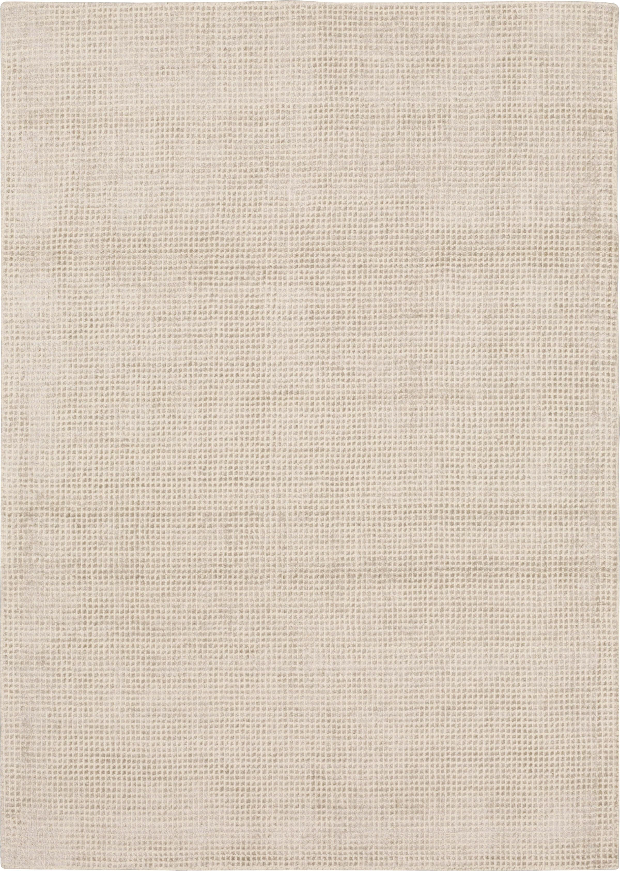 Quentin Papyrus Hand-Loomed Gray Wool-Viscose 8' x 10' Area Rug