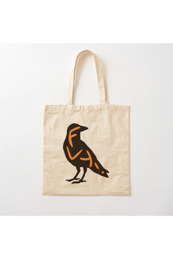 Karasuno Crow Canvas Tote Bags, Reusable Shopping Bag
