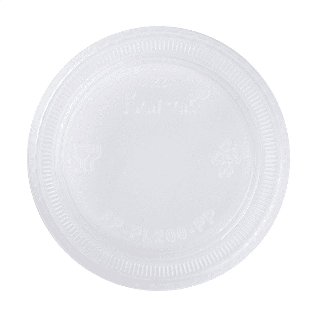 Karat 1.50oz. & 2oz PP Plastic Portion Cup Lids 2,500 ct