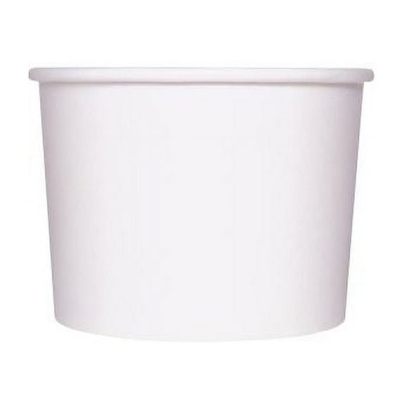 Karat 10/12oz Gourmet Paper Food Container - White (FP-GFC10W) - 500 pcs