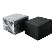 Karat [1000 ct - 4.75 x 4.75] Black Cocktail Napkins - 2-ply Beverage Napkins - 9.5 x 9.5 Unfolded