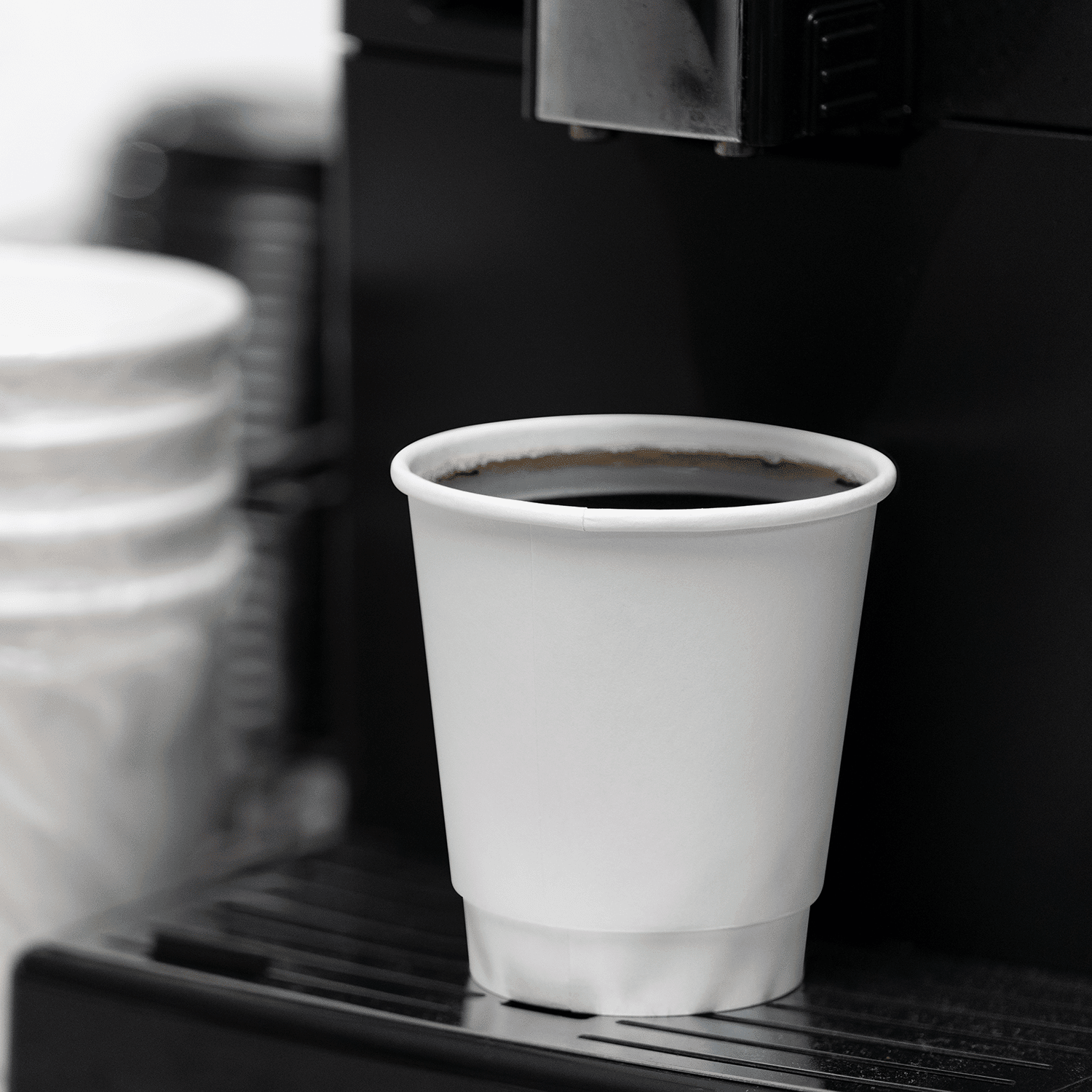 Karat 10oz Wrapped Insulated Paper Hot Cups - White (90mm) - 500 ct ...