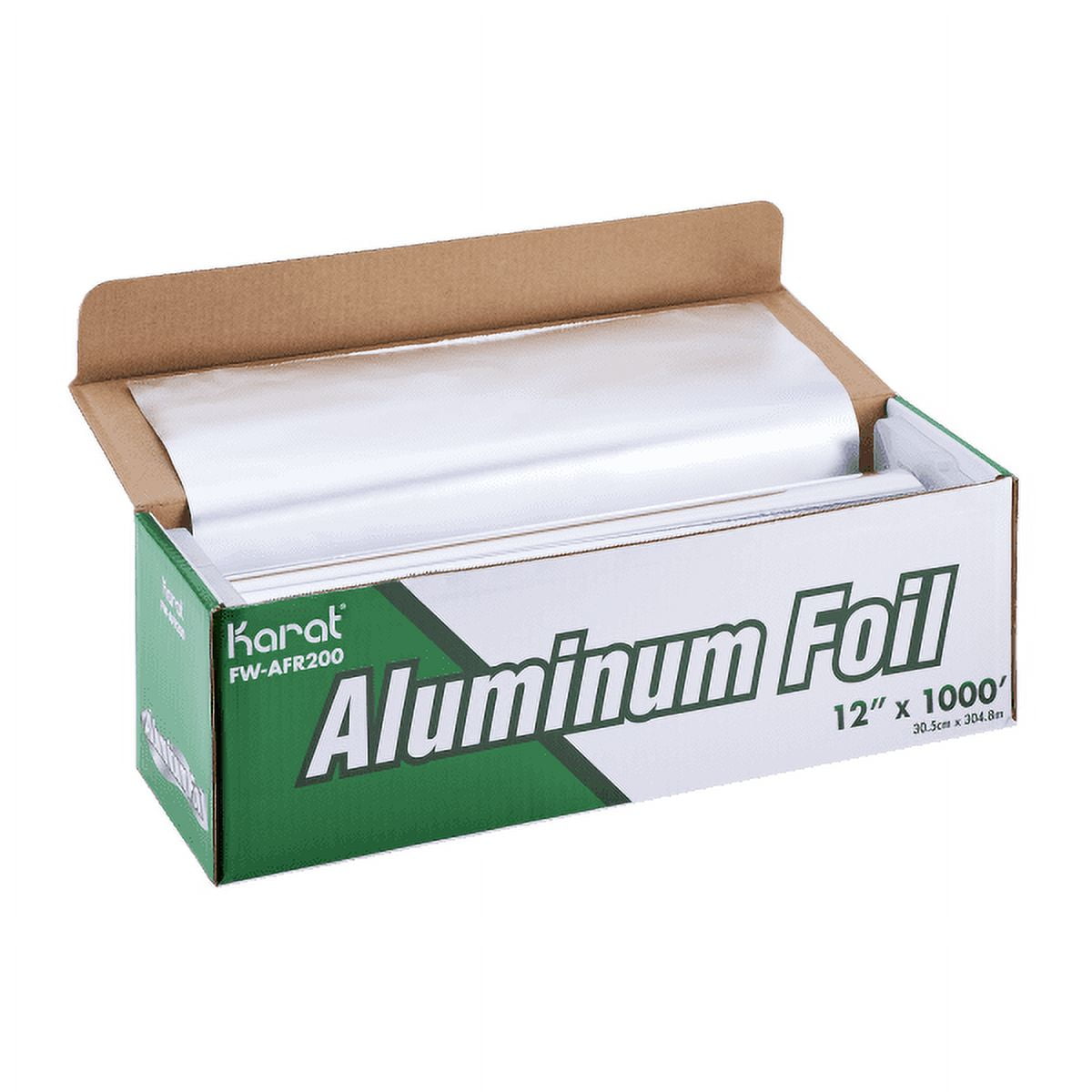 APPROVED VENDOR Aluminum Foil Roll: Heavy-Wt, 1,000 ft Roll Lg, No Fold, 18  in Sheet Wd