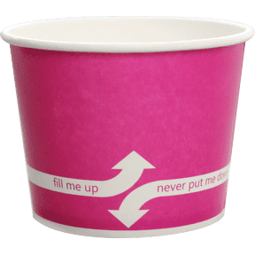 Karat 12oz Food Containers - Pink (100mm) - 1,000 ct