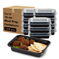 thumbnail image 1 of Karat Black Plastic Microwavable Food Containers (150 Count), 1 of 14