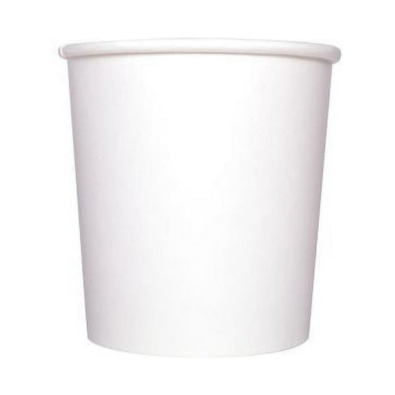 Karat 16oz Gourmet Paper Food Container - White (FP-GFC16W) - 500 pcs