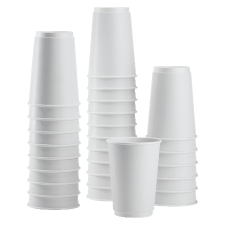 Karat 16oz Insulated Paper Hot Cups - White (90mm) - 500 ct