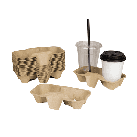 Karat Biodegradable Cup Holder/Carrier - 2 cups (8oz - 24oz) - 600 ct