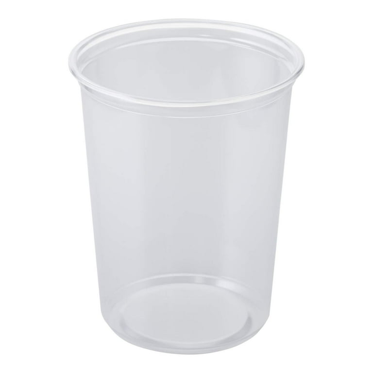 Karat 8 Ounce Recyclable Polypropylene Round Deli Containers (Pack of 500)