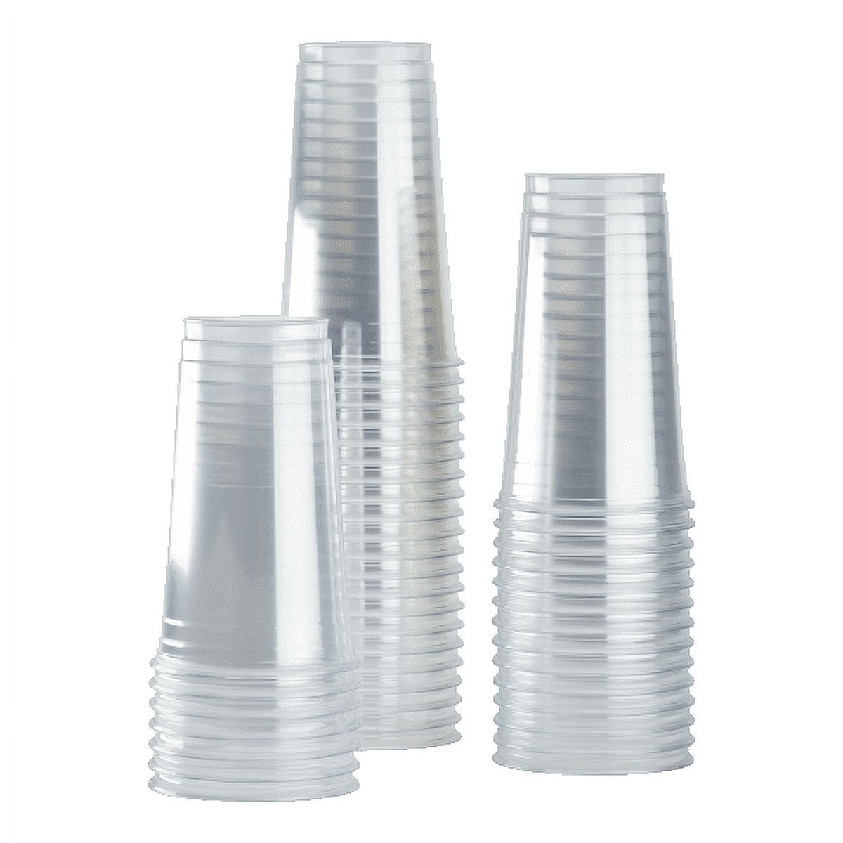 Plastic Cups - 32oz PET Cold Cups (107mm) - 300 ct