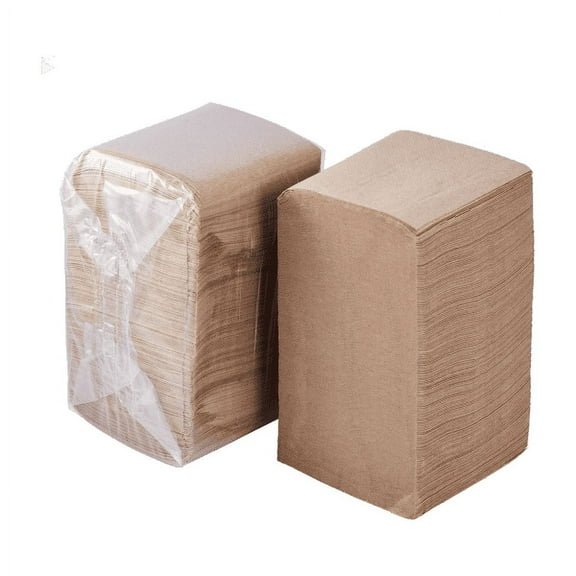 Karat [4000 ct - 4.5 x 4.5] Kraft Cocktail Napkins - Beverage Napkins - 9 x 9 Unfolded
