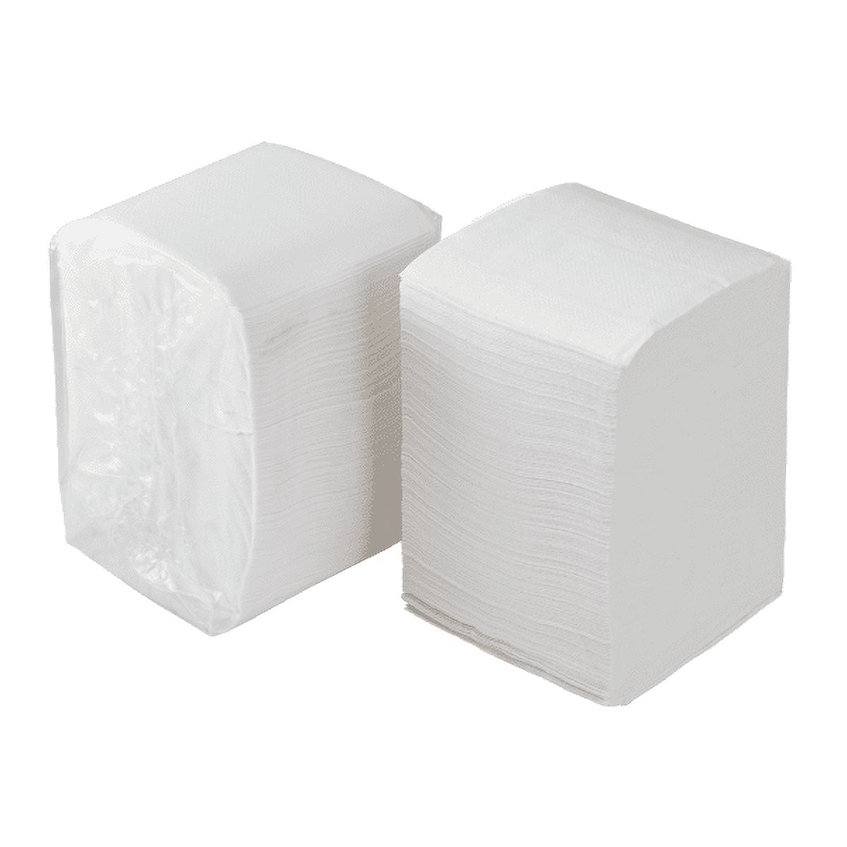 Karat White Solid Plain Beverage Napkins, 4000 ct - 4.5 x