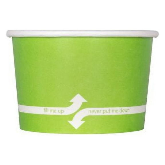 Karat 4oz Food Containers - Green (76mm) - 1,000 c