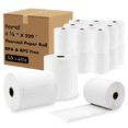 thumbnail image 1 of Karat [50 Rolls] 3 1/8" x 220' Thermal Paper Rolls | BPA & BPS Free | Adding Machine, Calculator, Thermal Printer Paper, Receipt Paper Tape, 1 of 7