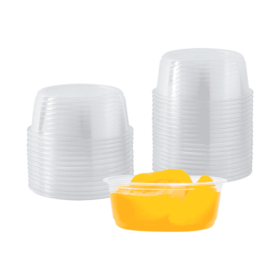 Karat [500 Pack - 8oz] Deli Containers, Recyclable PP Food Containers, Plastic Deli Cups