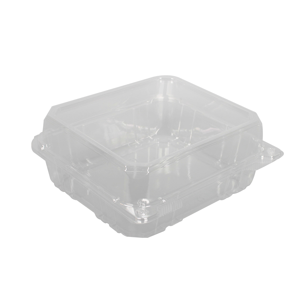 Hefty Carryout Styrofoam Food Container with Hinged Lid