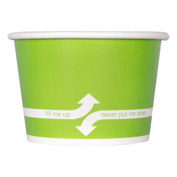 Karat 8oz Food Containers - Green (95mm) - 1,000 ct