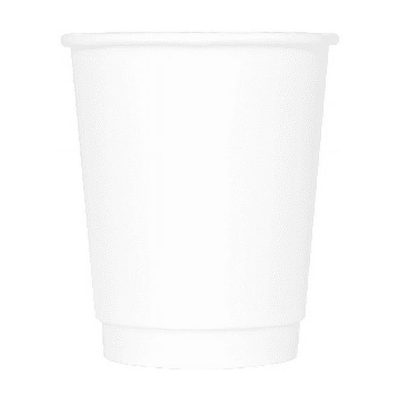Karat 8oz Insulated Paper Hot Cups - White (80mm) - 500 ct