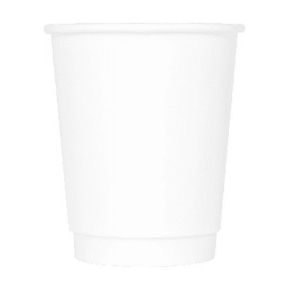 Karat 8oz Insulated Paper Hot Cups - White (80mm) - 500 ct